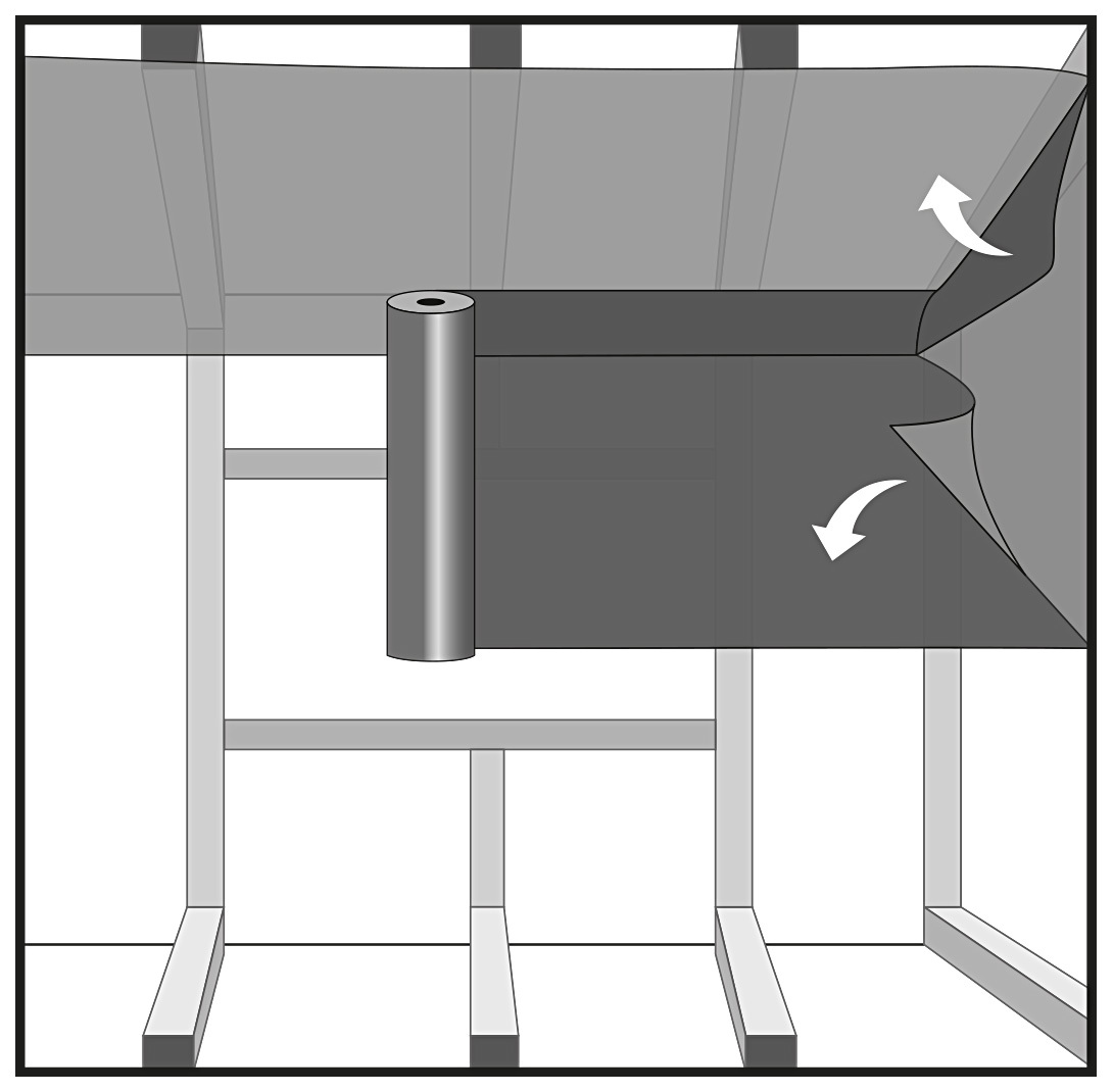 Tips for vapour barrier films Raniplast
